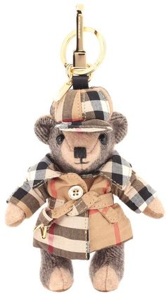 Burberry Thomas Bear cashmere bag charm Burberry Bear, Burberry Style, Baby Polar Bears, Funny Bags, Keychains Charms, Glitter Party, Swag Bag, Needlepoint Designs