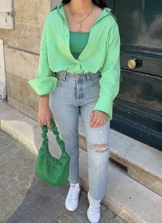 Sporty Chic Style, Outfit Zara, Causual Outfits, Sporty Outfits, Knit Outfit, Casual Summer Outfits, Trendy Fashion Women, Denim Outfit