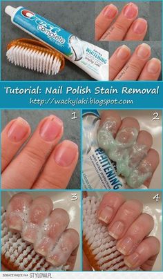 Nail Polish Stain, Easy Manicure, Nagel Tips, Manicure Tips, Stain Removal, Diy Nail Art, Pedicure Nail Art, Nailed It, Nail Art Hacks