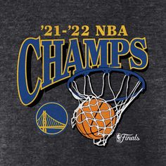 the golden state warriors'logo is shown on a t - shirt that reads, 21 - 22 nba champs