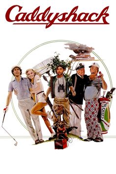 an advertisement for caddyshack music from the motion picture sound track