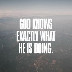 God Knows What He's Doing | Jentezen Franklin Jentezen Franklin, Inspirational Qoutes, Jesus Prayer, Christian Motivation, Biblical Quotes, Find Peace, Let God, Positive Self Affirmations, Gods Grace