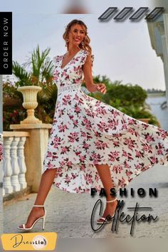 Summer Dresses Women Fashion V-neck Sleeveless Lace Patchwork Floral Print Holiday Long Dress Casual Vestido Party Dress Summer White V-neck Dress With Floral Print, Sleeveless Floral Print V-neck Party Dress, White V-neck Sleeveless Dress With Floral Print, Feminine Sleeveless V-neck Dress With Floral Print, V-neck Sleeveless Beach Dress With Floral Print, Lace Patchwork, Fashion Materials, Long Dress Casual, Dresses Women