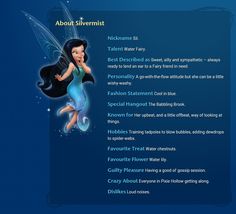 an image of a website page with a fairy on it