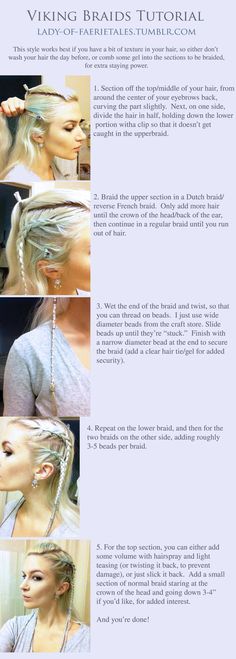 Lagertha Hair, Fest Outfits, Braid Tutorial, Braided Hairstyles Tutorials, Makati, Hair Dos, How To Style