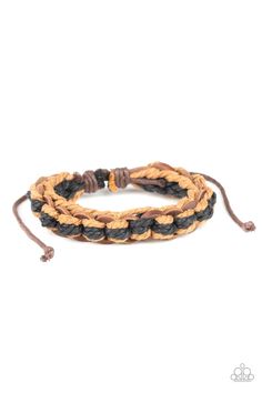 Paparazzi WEAVE It To Me Brown and Black Cord Braided Bracelet Paparazzi Jewelry Adjustable Sliding Knot, Sliding Knot Closure, Black Weave, Brown Bracelet, Fashionable Jewelry, Sliding Knot, Paparazzi Accessories, Unisex Jewelry, Paparazzi Jewelry