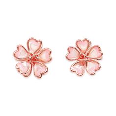 🌸 2 PACK | Hypoallergenic crystal floral stud earrings and necklace beads matching set. Beautiful romantic rose gold jewelry set for women, teens, and girls fashion.🌸 SAKURA | Dainty cute sakura cherry blossom designs are an iconic Japanese flower shown in this adorable, elegant beautiful design. Spring is here! Fantastic gift too for birthdays, weddings, and other special occasions.🌸 PINK | Pastel pink lacquer, green beads, and rose gold floral pendant, and sterling silver chain. High qualit Sakura Jewelry, Cherry Blossom Jewelry, Rose Gold Jewelry Set, Cherry Blossom Dress, Kawaii Earrings, Sakura Flower, Floral Studs, Floral Pendant, Rose Gold Chain