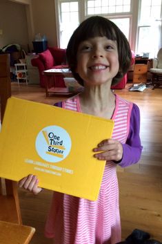 We love receiving picture of our excited little readers as they receive their story boxes! ... Wonder what's inside.. Story Boxes, French Tutorial, French Adjectives, Foreign Language Teaching