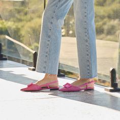 Put a pop of pink in your shoe rotation with our favorite CARMEN modern faceted buckle posted slingback flats in raffia and nappa.

The epitome of sophistication, this style boasts comfort and textural interest and is the perfect spring transitional shoe for 9-to-5 and beyond. Available in black, fuchsia, and tan for $139.95. 

#lineapaoloshoes  #ShoeStyle #SlingbackFlats #SpringFashion #FashionInspiration #FootwearLove #FashionistaFaves #ShoeAddict #pinkshoes Feminine Slingback Pumps With Flat Heel For Spring, Feminine Flat Heel Slingback Pumps For Spring, Spring Flat Slingback Pumps With Heel Strap, Flat Slingback Pumps For Spring, Leather Slingback Pumps With Adjustable Straps For Spring, Feminine Slingback Sandals For Spring, Feminine Spring Slingback Sandals, Feminine Summer Slingback Pumps With Flat Heel, Shoe Rotation