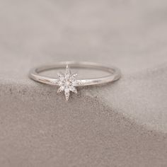 Sterling Silver Starburst Ring Dainty Star Ring Stacking | Etsy Sterling Silver Star-shaped Diamond Ring, Silver Star-shaped Stackable Promise Rings, Sterling Silver Star-shaped Promise Ring, Sterling Silver Star Shaped Promise Ring, Sterling Silver Star-shaped Diamond Promise Ring, Sterling Silver Star-shaped Diamond Ring For Anniversary, Silver Star-shaped Promise Jewelry, Silver Star-shaped Diamond Ring Gift, Silver Star-shaped Crystal Ring For Anniversary