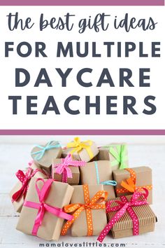 the best gift ideas for multiple day care teachers