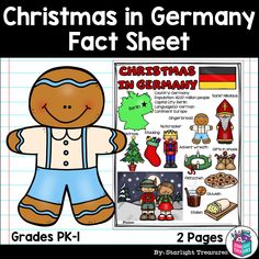 christmas in germany fact sheet with pictures