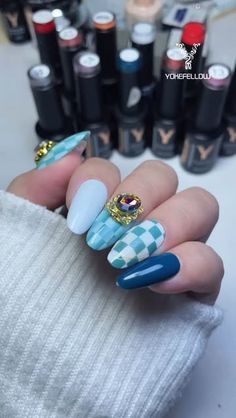 Yokefellowofficial on Instagram: "Can you imagine these colors finally turned to blue?
Click the link in the bio to shop
#yokefellow #nails #nailart #naildesign #nailtutorial #nailsnailsnails #naillove #manicure
@yokefellowbeauty_official"