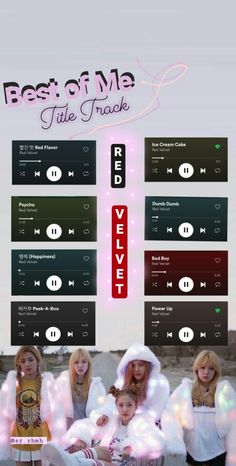 Ini adalah lagu title track nya Red Velvet yg aku sukaa bgt,ada yg sama?  #redvelvet #kpop #koreanmusic #rekomendasi #light #girls #joy #seulgi #irene #wendy #yeri Red Velvet Songs, Pop Music Playlist, Wendy Yeri, Music Lists, Redvelvet Kpop, Light Girls, Flavor Ice, Kpop Music