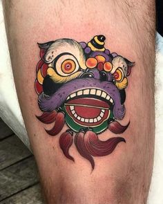 School Tattoo Ideas, Dance Tattoo, Foo Dog Tattoo, History Tattoos, Tattoo Old School, Japan Tattoo Design, Fu Dog, History Of Art, Asian Tattoos