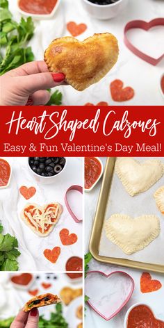 heart shaped calzones easy and fun valentine's day meal