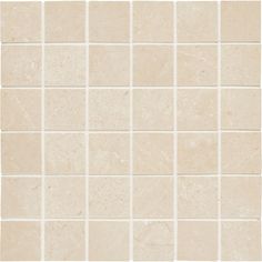 Arizona Tile - Themar Series - 2 x 2 Rectified Polished Porcelain Mosaic - Crema Marfil Textured Tiles, Arizona Tile, Floor Texture, Wall Exterior, Fire Clay, Exterior Cladding, Tiles Texture, Interior Floor, Porcelain Mosaic