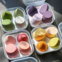 Makeup Blender Cosmetic Puff Makeup Sponge with Storage Box Foundation Beauty