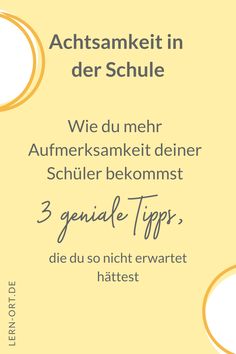 an advertisement with the words, 3 general tips and three other things to do in german