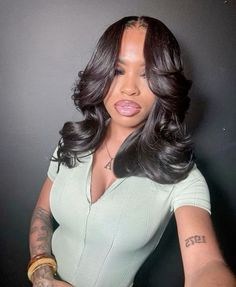 #hair Thanksgiving Hair, Fine Shyt, Sew In Hairstyles, Hair Collection, Middle Part, Front Lace Wigs Human Hair, Hair Life, Sew In