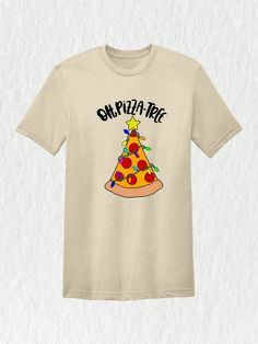 This Oh Pizza Tree T-Shirt is the perfect Christmas gift for pizza lovers. The shirt features a Christmas tree made out of pizza slices, making it a fun and unique addition to any holiday outfit. It's a great gift for anyone who loves pizza and wants to show off their love for the delicious food during the holiday season.Oh Pizza Tree T-Shirt, Pizza Lover Christmas Shirt, Pizza Slice Tee, Christmas Outfit, Christmas Tree Costume, Pizza Pieces Gift Sand Casual  Short Sleeve  Animal,Cartoon,Christmas,Colorblock,Figure,Geometric,Graphic,Letter,Plaid,Striped,Plants,Textured Pattern    Women Clothing, size features are:Bust: ,Length: ,Sleeve Length: Pizza Tree, Christmas Tree Costume, Tree Costume, Piece Of Pizza, Plant Texture, Outfit Christmas, Cartoon Christmas, Pizza Lovers, Love Pizza