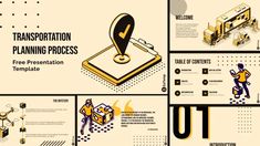 the presentation is designed to be used as a guide for transportation and planning process templates