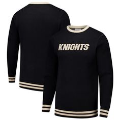 Sport retro fashion in cooler weather with this UCF Knights Renew Knit Vintage Pullover Sweater by Uscape Apparel. It features traditional rib-knit striping that accentuates the team name knitted across the front. Made from 100% recycled yarn, this UCF Knights sweater is a sustainable and classic way to support your favorite team. Ucf Knights, Vintage Pullover, Vintage Pullovers, Recycled Yarn, Team Name, Cooler Weather, Quarter Zip Pullover, Pullover Jacket, Full Zip Hoodie