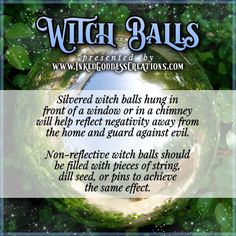 Witch Balls, Witch Ball, Witch Board, Wiccan Crafts, Pagan Crafts, Green Witchcraft, Spell Books, Magic Witch, Wiccan Magic