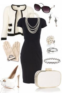 Winning Outfit "Mademoiselle" by Amie #fashion #style inspired by Coco Chanel Chanel Inspired Outfit, Mode Chanel, Chanel Inspired, White Outfit, Jacket Outfit, Business Outfit, Komplette Outfits, Style Chic, Work Attire