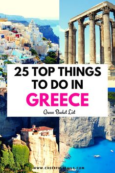 the top things to do in greece