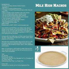 an advertisement for a mexican restaurant with pictures of nachos and sauces on it