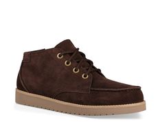 Koolaburra by UGG-Kiran Boot Give off lasting style with the Kiran boot from Koolaburra by Ugg. This suede pair features a lace-up design that will pair with your chino pants and button down shirts! Casual Brown Chukka Boots For Fall, Casual Lace-up Chukka Boots For Fall, Casual Brown Plain Toe Lace-up Boots, Casual Brown Suede Chukka Boots, Casual Brown Lace-up Chukka Boots, Casual Suede Chukka Boots Lace-up, Casual Lace-up Boots With Suede Lining, Casual Suede Lace-up Hiking Boots, Chocolate Brown Color