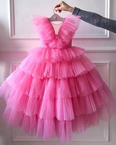 Barbie Birthday Outfit Kids, Naira Dress, Flower Girl Dresses Floor Length, Baby Tutu Dresses, Dresses Floor Length, Fuchsia Flower, Kindergarten Backpack, First Birthday Dresses, Infant Flower Girl Dress