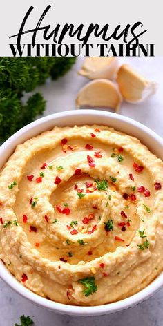 Hummus in a bowl. Recipe For Hummus, Hummus Without Tahini, Best Hummus Recipe, Easy Hummus Recipe, Easy Hummus, Hummus Recipe, Simple Recipe