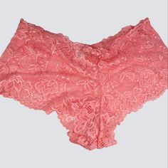 * These Are Nwot * Lovely Lace Panty Of Nylon/Spandex For A Soft And Stretchy Wear. Pink Stretch Brief Shorts, Pink Lace Short Bottoms, Pink Lace Short-length Bottoms, Women's Intimates, Spandex, Lace, Pink, Women Shopping, How To Wear