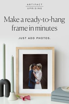 Frame your photos – from weddings to group photos, and everything in between – with a Gallery Frame from Artifact Uprising. Create your photo frame at artifactuprising.com Diy Home Decor Projects, Group Photos