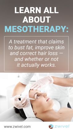 Mesotherapy involves injecting a cocktail of medications, vitamins, enzymes, hormones and other components into the skin. Does it work? Spa Business, Beauty Clinic, Skin Disorders, Medical Spa, Med Spa, Medical History, Cosmetic Surgery