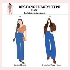 Best Jeans for Rectangle Body Shape - Fashion for Your Body Type Rectangle Body Jeans, Best Jeans For Rectangle Body Shape, Jeans For Rectangle Body Shape, Square Body Shape