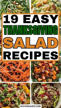 19 Easy Thanksgiving Salad Recipes Thanksgiving Day Salad Recipes, Thanksgiving Cold Salads, Salad Recipe For Thanksgiving, Salad Ideas For Thanksgiving Dinner, Salads For Thanksgiving Dinner Holidays, Salad Thanksgiving Recipes, Easy Salads For Thanksgiving Dinner, Best Thanksgiving Salad Recipes, Healthy Thanksgiving Salad