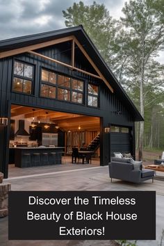 black house exterior, barn dominium houses, black barndominium, 40x60 pole barn house plans, black barndominium exterior, mini barndominium, inside barndominium, affordable barndominium, 40 x 60 barndominium floor plans, 60x40 barndominium floor plans, 40x80 barndominium floor plans, 4 bedroom barndominium floor plans, black exterior house, black houses, Stealthy Black Barndominium, barn style house plans, barndominium floor plans, Farmhouse barndominium floor plans Barnhouse Homes Exterior, Barn Dominium Houses Farmhouse, Medium House Exterior, Modern Barndominium Ideas Exterior, Black Country House, Dark Barndominium, Dark Barndominium Exterior, Black Pole Barn House, Barn Dominium Houses