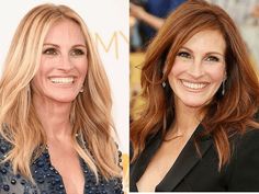 Blonde or Red: Which Look Is Best On These Celeb Redheads? — How to be a Redhead - Redhead Makeup Hair Color Red And Blonde, Julia Roberts Blonde, Hair Color Red, Red And Blonde, Red To Blonde, Beautiful Red Hair, Strawberry Blonde Hair