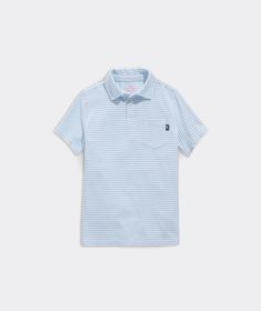 Shop Boys' Surfside Pique Polo at vineyard vines White Caps, Swimwear Cover, Casual Clothing, Fabric Store, Vineyard Vines, The House, Vines, Cover Up, Cotton Fabric