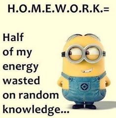 a minion is standing in front of a white background