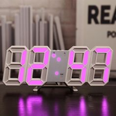 Bring aesthetic style to your bedroom with our unique Led Light Digital Clock. Perfect for keeping at your desk, wall or as a table decoration. Beautiful light will instantly add ambiance to your room in the evening. A must have for any aesthetic style lover! Specification: Material: Acrylic + ABSBattery: CR2032 (used to store time when the power is cut off (not included), the clock is powered by the USB cable)Size: 24 x 9 x 4cm Power supply: DC 5V 0.75W Jam Alarm, Decoration Stand, Wall Clock Hanging, Bathroom Clock, Big Wall Clocks, Table Calendar, Wall Clock Digital, Led Wall Clock, Clock Alarm