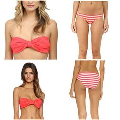 KATE SPADE swimsuit S bikini 2PC set underwire Bow bandeau Georgica-Clothing, Shoes & Accessories:Women's Clothing:Swimwear-Kate Spade-Small-Geranium-Jenifers Designer Closet Kate Spade Swimwear For Spring Pool, Kate Spade Beachwear For Spring, Kate Spade Swimwear For Spring Pool Occasions, Kate Spade Spring Beachwear Swimwear, Kate Spade Swimwear For Pool In Spring, Kate Spade Beachwear Swimwear For Spring, Kate Spade Summer Beach Swimwear, Kate Spade Fitted Swimwear For Summer, Kate Spade Swimwear For Summer Beach