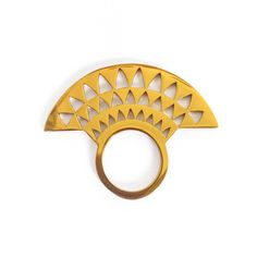 This unique, geometric ring has an unusual silhouette perpendicular to the fingers. It is a stunning, simple yet complicated, statement, boho piece that will live in your personal collection forever. It is surprisingly comfortable to wear and very ergonomic. Available in options brass or 20 k gold plated brass. It is only available in one size and it fits most women on wither the ring or middle finger. The ring will fit a finger sized 7. This item is in stock and ready to ship. If you live in US Unique Geometric Rings For Gifts, Modernist Geometric Rings For Gifts, Modernist Geometric Rings For Gift, Modernist Geometric Rings As Gifts, Multi Finger Rings, Silver Nose Ring, Triangle Ring, Unusual Rings, Womens Ring