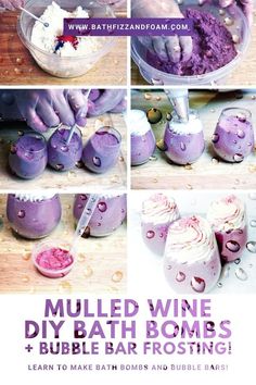 Diy Mulled Wine, Bubble Bar Recipe, Wine Bath, Bubble Making, Shower Melts, Wine Diy, Tub Tea, Solid Bubble Bath, Homemade Bubbles