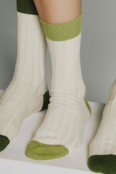 The Danielle Sock, Color Block – Comme Si Olive Oil Packaging, Cashmere Socks, Comme Si, Haircuts For Long Hair, Cotton Socks, Cool Socks, Winter Wear, Sock Shoes, Knee High Sock