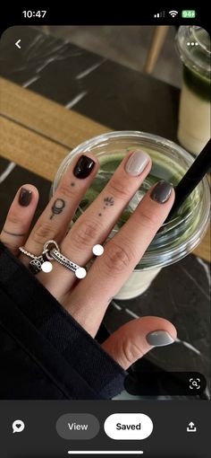 Minimal Nails Art, Mens Nails, Grunge Nails, Minimal Nails, Casual Nails, Fire Nails, Funky Nails, Chic Nails