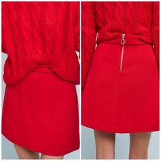 Please Read The Description And Review All Photos!Thanks! Brand New With Tag Retail: $ 88 Size: 12p Color: Bright Red/Verm Color May Be Slightly Different Due To Lighting [New To Poshmark? Sign Up Now With My Code Ivyp_boutique To Save $10 On Your First Order] Pm Takes 20% Commission Guaranteed Authentic Smoke & Pet Free Home No Trades/Holds Fast Shipping 5 Star Seller All Packages Are Recorded For Security Purposes Anthropologie Skirt, Bright Red, 5 Star, Mini Skirt, Womens Skirt, Anthropologie, Mini Skirts, Sign Up, Brand New